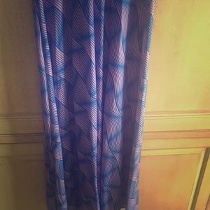 A LuLaRue New w tag cotton maxi dress size XS.